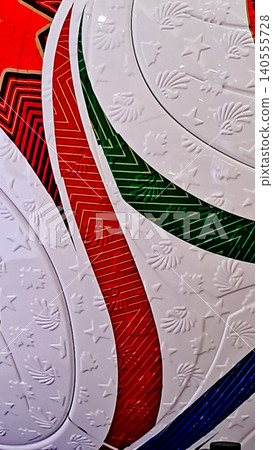 close-up view of the 2026 World Cup ball mockup close-up view of the 2026 World Cup ball mockup 140555728