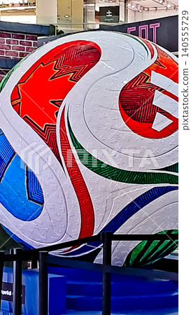 close-up view of the 2026 World Cup ball mockup close-up view of the 2026 World Cup ball mockup 140555729