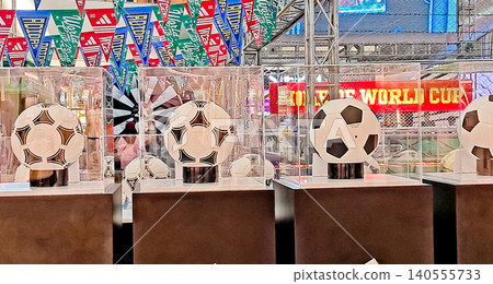close-up view of the 2026 World Cup ball mockup close-up view of the 2026 World Cup ball mockup 140555733