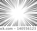 漫畫風格的閃電速度線背景素材，灰色單色。 140556123