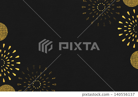 Japanese paper texture with fireworks pattern - Japanese modern background material Japanese paper texture with fireworks pattern - Japanese modern background material 140556137