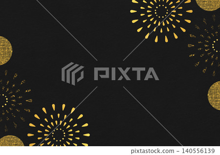 Japanese paper texture with fireworks pattern - Japanese modern background material Japanese paper texture with fireworks pattern - Japanese modern background material 140556139