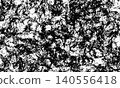 Rough brushstrokes in monochrome ink texture 140556418