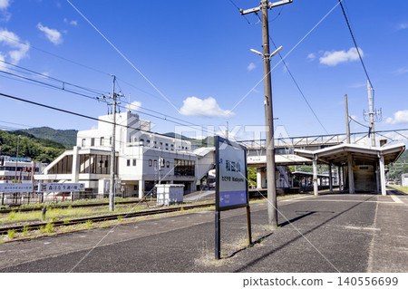 坂丹線和田山車站的月台和車站 坂丹線和田山車站的月台和車站 140556699
