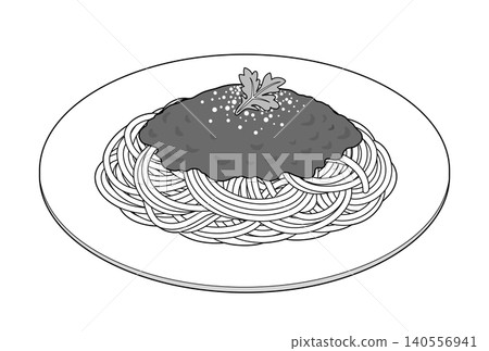 Spaghetti bolognese icon Spaghetti bolognese icon 140556941