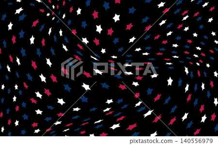 4th of July Patriotic Star Swirl Background on Black 4th of July Patriotic Star Swirl Background on Black 140556979
