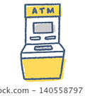 Vector illustration of an ATM (Automated Teller Machine) 140558797