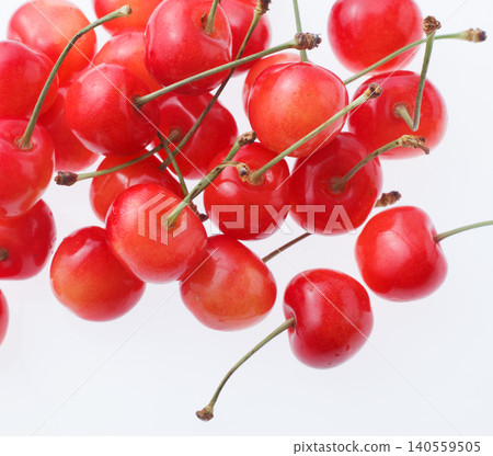 Cherry white background 140559505