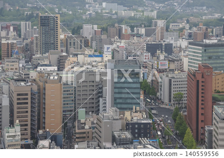 April 29 2026 Dense Sendai residential cityscape from above April 29 2026 Dense Sendai residential cityscape from above 140559556