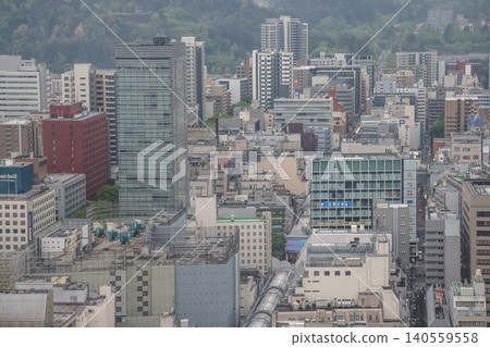 April 29 2026 Dense Sendai residential cityscape from above April 29 2026 Dense Sendai residential cityscape from above 140559558