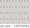 文具圖案無縫圖案 1 140559980