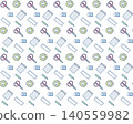 文具圖案無縫圖案 3 140559982