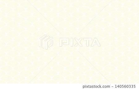 Simple light yellow wallpaper material with a traditional Japanese wave pattern background. Simple light yellow wallpaper material with a traditional Japanese wave pattern background. 140560335