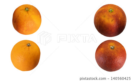 Blood Orange Variety Comparison: Moro and Tarocco (Transparent Background, Macro, Fruit Image) Blood Orange Variety Comparison: Moro and Tarocco (Transparent Background, Macro, Fruit Image) 140560425