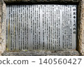 [Explanation board for the weeping katsura tree, a remnant of Myosenji Temple, which was located within the grounds of Hayachine Shrine (Osako), a major temple of Shugendo in Hanamaki City] 140560427