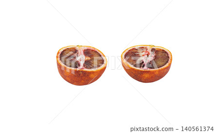 Blood orange, Moro, cross-section, cut flesh, transparent background, macro, fruit material Blood orange, Moro, cross-section, cut flesh, transparent background, macro, fruit material 140561374