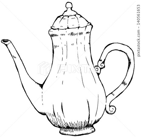 Antique teapot Antique teapot 140561653