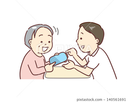 Smartphone class: Elderly people learn how to use smartphones. Smartphone class: Elderly people learn how to use smartphones. 140561691
