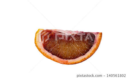 Blood orange, Moro, cut cross-section, flesh, macro, transparent background material. Blood orange, Moro, cut cross-section, flesh, macro, transparent background material. 140561802