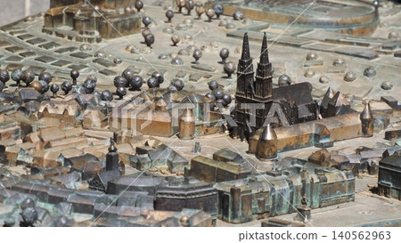Model of the Old Town of Zagreb, Croatia Model of the Old Town of Zagreb, Croatia 140562963