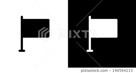 Flag icon, Goal, Golf 140564213