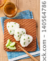 Green pea rice ball 140564786