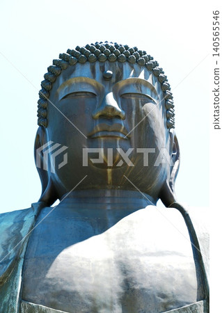 [Morioka City: Bronze Buddha statue at Shoenji Temple, "Morioka Daibutsu"] 140565546