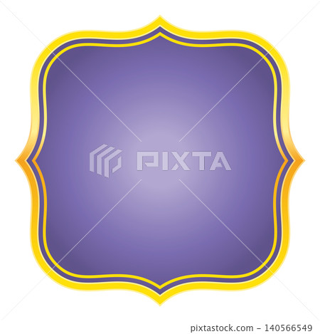 Purple medal with gold trim (Western style 1) Purple medal with gold trim (Western style 1) 140566549