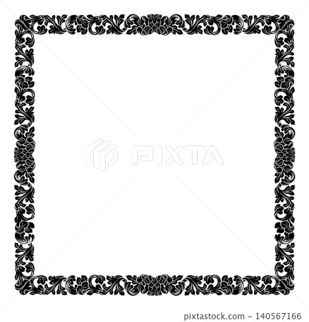 Filigree Crest Heraldry Frame Border Medieval Art 140567166