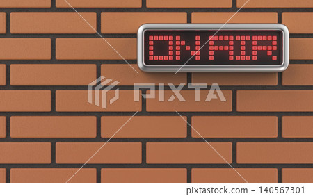 Illuminated ON AIR sign 140567301