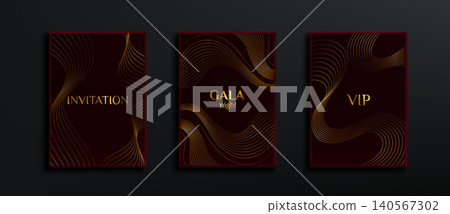 Elegant gala event background with gold lines Elegant gala event background with gold lines 140567302