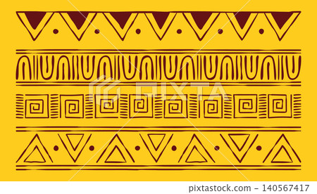 African tribal patterns, mexican geometric borders African tribal patterns, mexican geometric borders 140567417