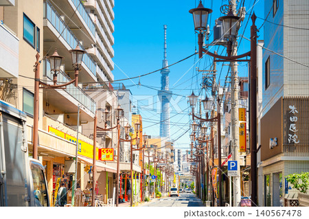 住在吉銀座商店街,可遠眺東京晴空塔 住在吉銀座商店街,可遠眺東京晴空塔 140567478
