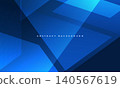 Dark blue modern abstract background with geometric shapes. 140567619