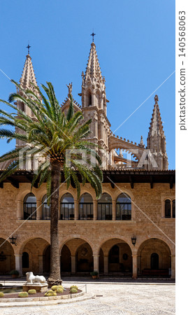 Royal palace of La Almudaina in Palma de Mallorca, Balearic islands, Spain Royal palace of La Almudaina in Palma de Mallorca, Balearic islands, Spain 140568063
