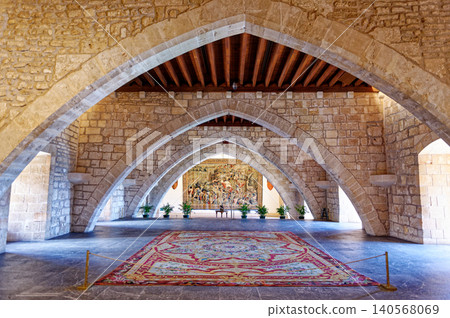 Royal palace of La Almudaina in Palma de Mallorca, Balearic islands, Spain Royal palace of La Almudaina in Palma de Mallorca, Balearic islands, Spain 140568069