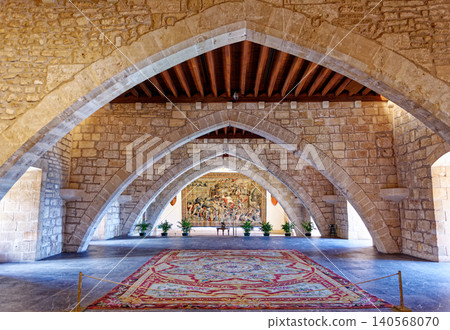 Royal palace of La Almudaina in Palma de Mallorca, Balearic islands, Spain Royal palace of La Almudaina in Palma de Mallorca, Balearic islands, Spain 140568070