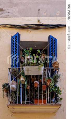 The street of Palma de Mallorca - Travel destination Spain The street of Palma de Mallorca - Travel destination Spain 140568100