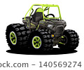 Vector Cartoon Buggy 140569274