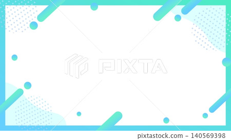 Cute gradient geometric simple background frame Cute gradient geometric simple background frame 140569398