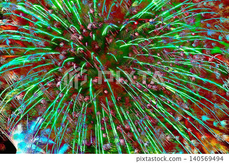 Fireworks blooming in magnificent glory Fireworks blooming in magnificent glory 140569494