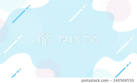 Light blue geometric pattern abstract background 140569550