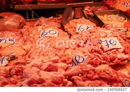 Chicken sold in Thai markets 140569927