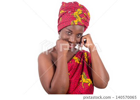 Portrait of African fashionable woman Portrait of African fashionable woman 140570065