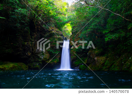 Landscape with a waterfall Landscape with a waterfall 140570078