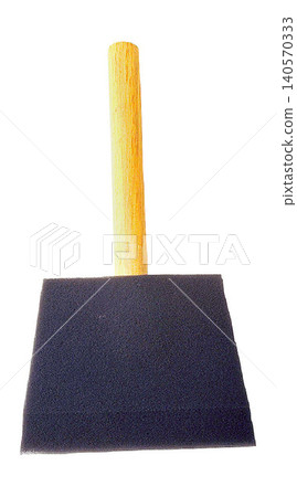 Foam Paint Brush isolated on a white background Foam Paint Brush isolated on a white background 140570333