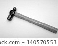 A realistic image of a Ball Peen Hammer with Wooden Handle 140570553