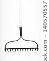 A realistic image of a Garden Rake isolated on a white background 140570557