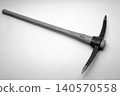 A realistic image of a Pickaxe isolated on a white background 140570558