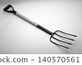 A realistic image of a Garden Fork isolated on a white background 140570561